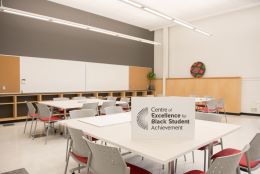 Image of a classroom within the Centre of Excellence for Black Student Achievement.
